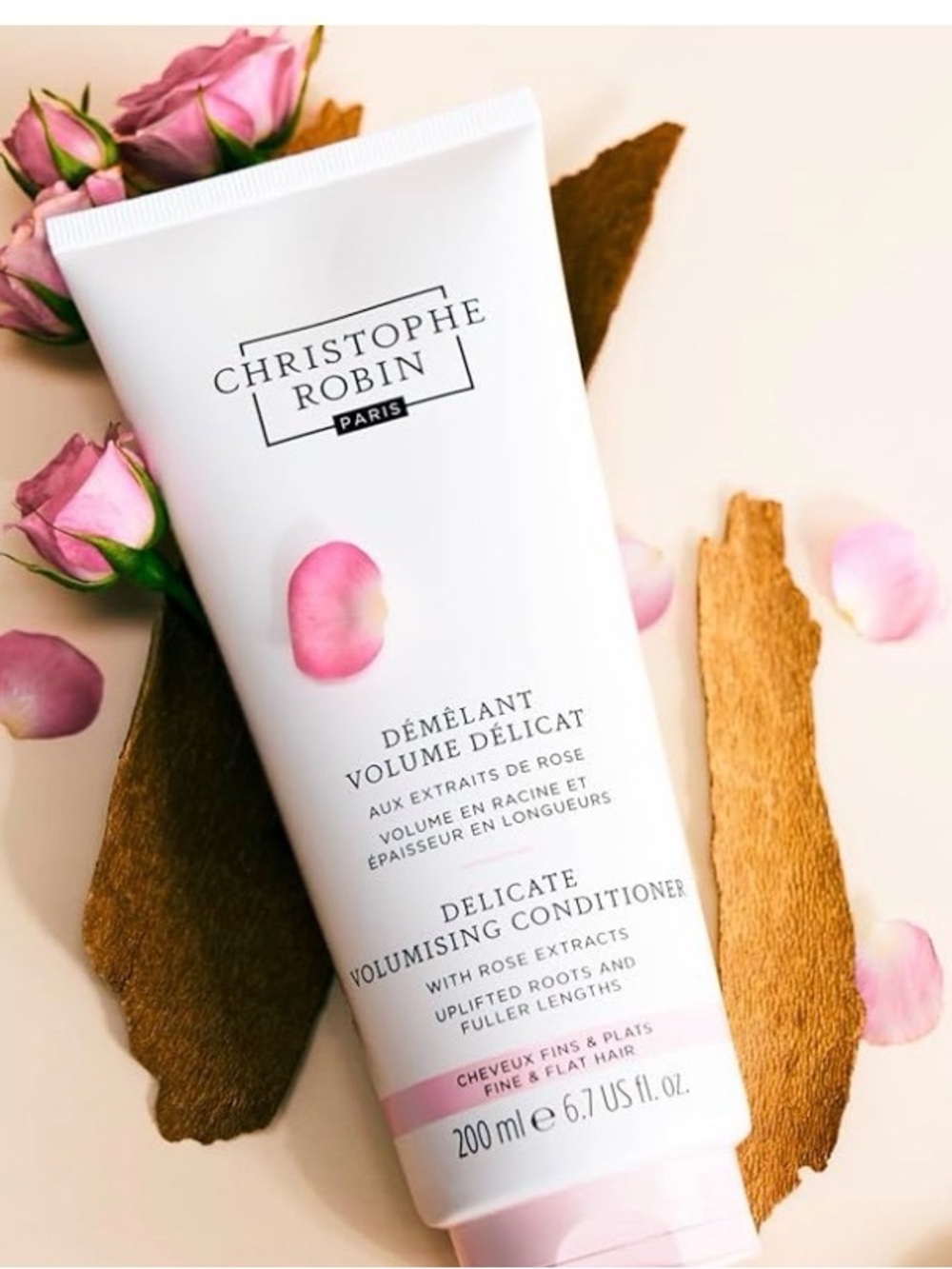Christophe Robin Delicate Volumising Shampoo - Pink & White - Picture 5 of 6